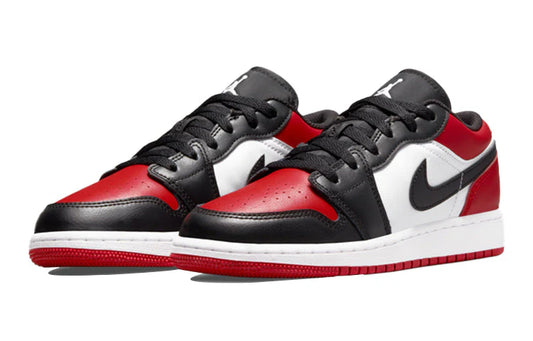 Air Jordan 1 Low GS Bred Toe